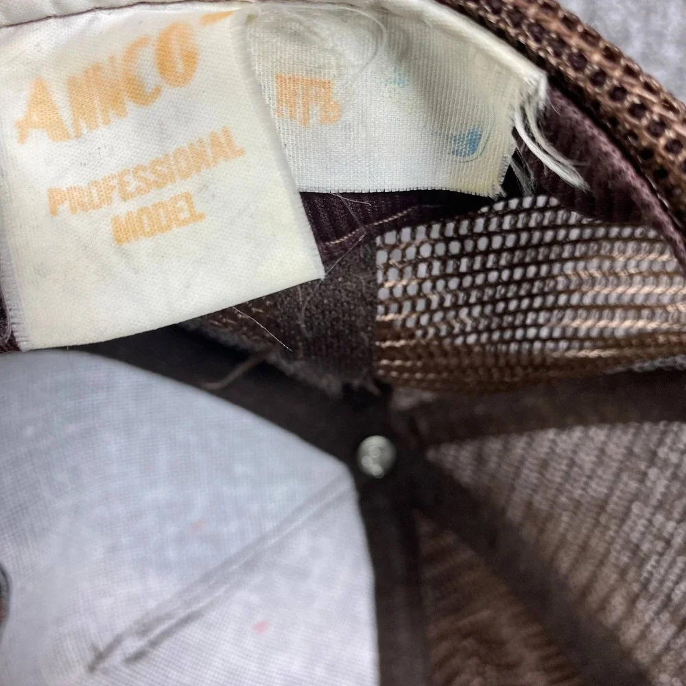 Vtg 80s Cleveland Browns Annco Professional Model Trucker Snapback Hat Cap Mesh